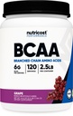 Nutricost BCAA Powder (Grapa, 120 Servings) - Gluten Free, Non-GMO, Vegetarian, Optimal 2:1:1 Ratio