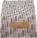 200 Pack Bandas adhesivas de tejido flexible, Bandas cómodas transpirables 1" x 3" para primeros auxilios, cuidado de heridas y protección