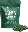 On Target Living Organic Spirulina Chlorella ← Supergreens Silencio USDA Orgánica tención 1000 Tablets- 250 G (8.8 oz) Silencio Vegan Silencio Immune Apoyo Silencio Alkalyzing ← Nutrient Dense ← Protein Dense