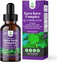 Natures Craft Potent Liquid Kava Kava Drops Suplemento - Soporte herbario accionado rápido con Kavalactones para el Mood Equilibrado - Relájate Tónico calmante para el alivio de estrés & mejor sueño - 60 ml Tinctura