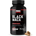 Factor de fuerza Negro Maca Root Vitality Suplemento para Hombres con Absorción Superior y Poder, Extracto Natural Maca Negra, Serie Fundamentales, 1000mg, 60 cápsulas