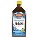 Carlson - El aceite de pescado muy fino, 1600 mg Omega-3, Suplemento líquido, noruego, Wild-Caught, Fuente sostenible, Lemon, 16.9 Fl Oz