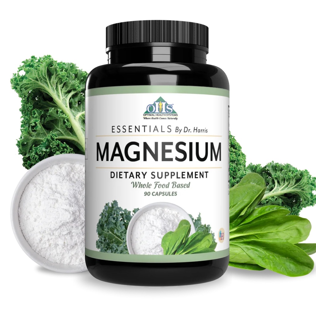 Sistemas de salud óptimos Magnesio TENIDO Magnesio patentado Glycinate 432 mg TENIDO Apoyos Función muscular TENIDO Salud cardíaca Blend ANTE 90 cápsulas
