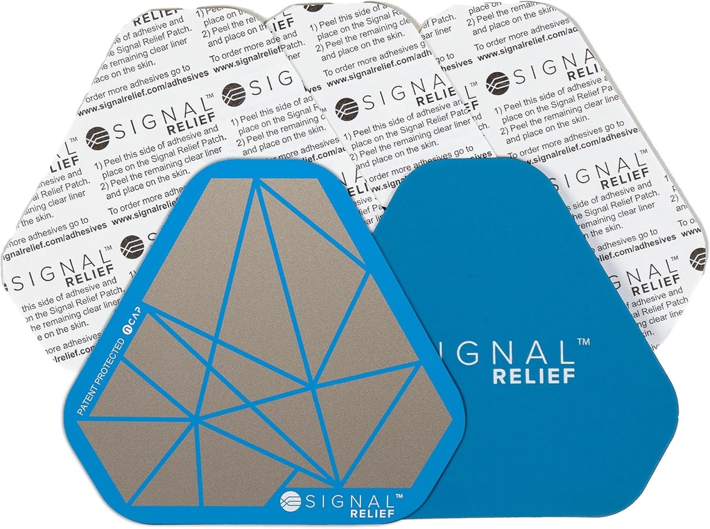 Patch reutilizable para la rodilla trasera o malestar de la pierna - 2 Pack con adhesivos