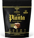 Ambrosia Planta - Proteína de base vegetal Premium Vegan " Keto Friendly ← Sabores Gourmet sin Bloating o Stomach Upset Silencio No Añadido Sugar ← 14 Serviciones Silencio (Banana Maple)