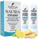 Tinta blanca Nausea Alivio Aceite Esencial Inhalador Silencio 100% Natural ← Viajar tóxico Moción o Enfermedad de la mañana Silencioso Silencioso