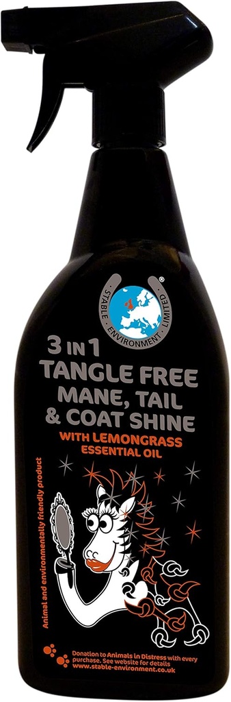 3 IN 1 TANGLE FREE MANE, TAIL &amp; COAT SHINE