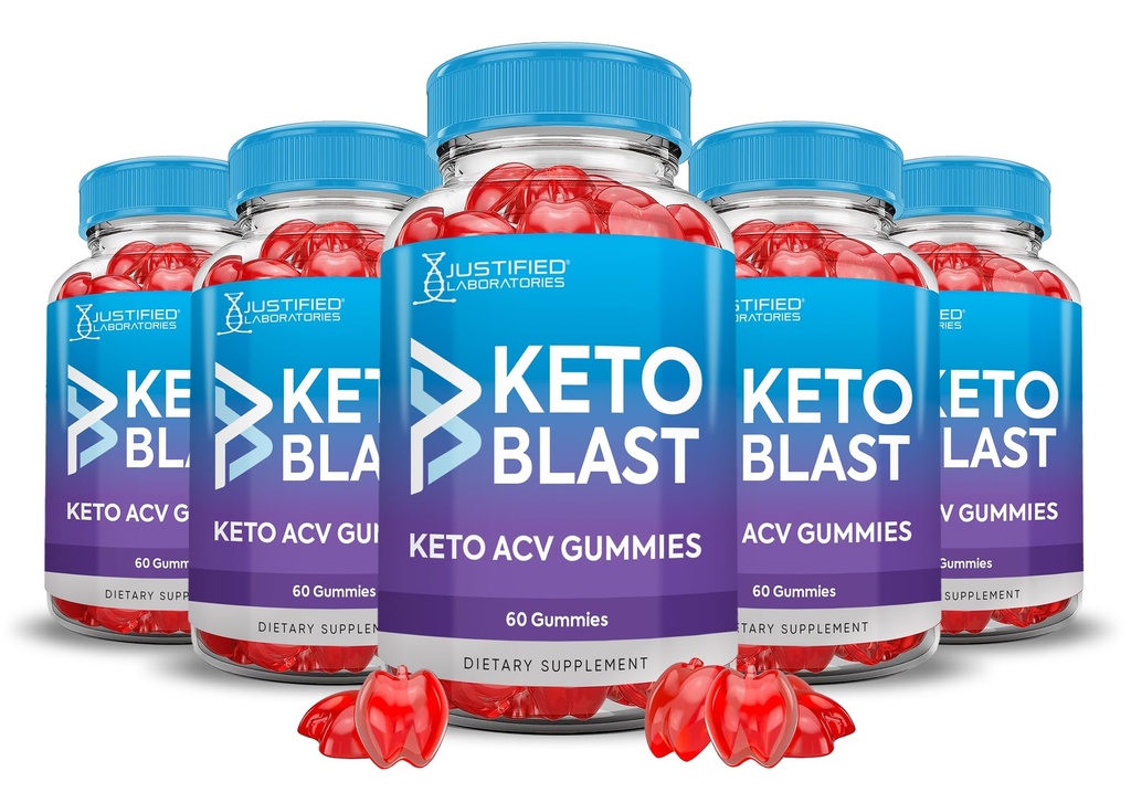 (5 Pack) Apple Cider Vinegar Gummies 1000MG Keto Blast Keto ACV Gummies Advanced Formulated with Pomegranate Beet Juice Powder B12 Vegan Non GMO 300 Gummys