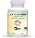 Dr Clark ZThyroid Support Sistema Immune Apoyo zinc Chelated Absorption Blood Sugar Regulation Growth enzymatic antioxidant inc Bisclycinate, 30mg, 100 Gelatin Capsules