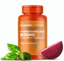 Mt. Angel Vitaminas - hidrocloruro Acid Betaine, apoya la digestión saludable " Jugos gástricos (200 clorocaps vegetarianos)