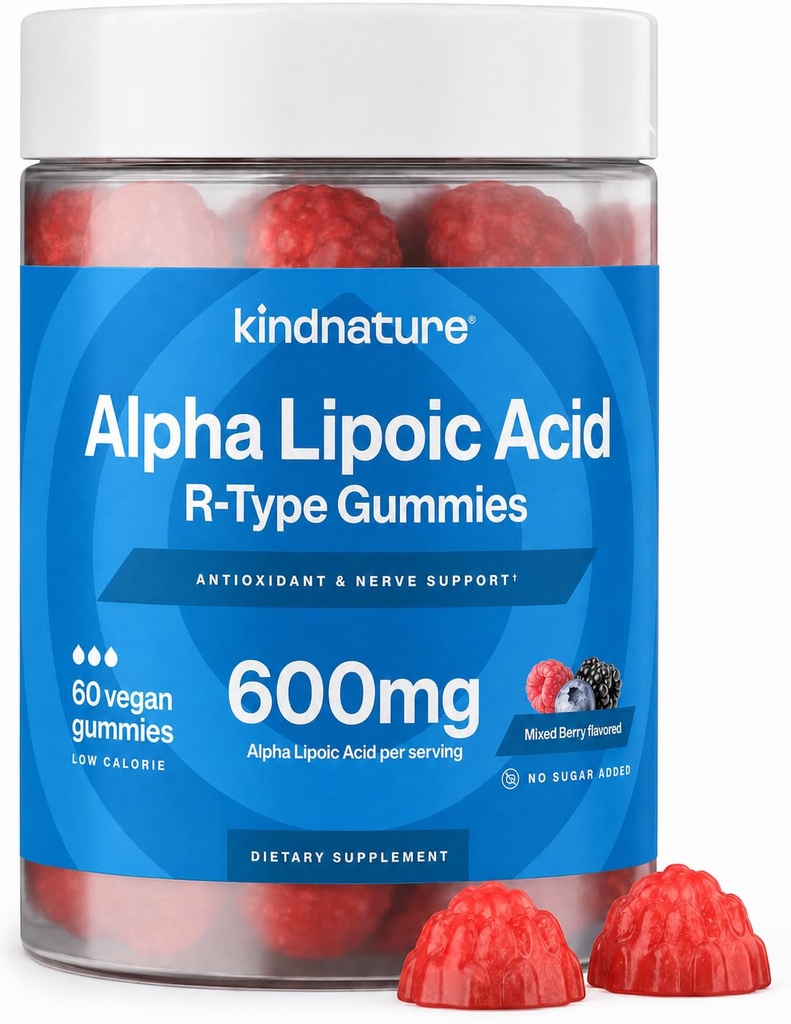 linajes de ácido lipoico alfa - Suplementos de Neuropatía - Vegan, Libre de Azúcar, Baja Calorie 600 mg Suplemento ALA - Acido lipoico puro ALA 600 mg para suplementos nutricionales antioxidantes