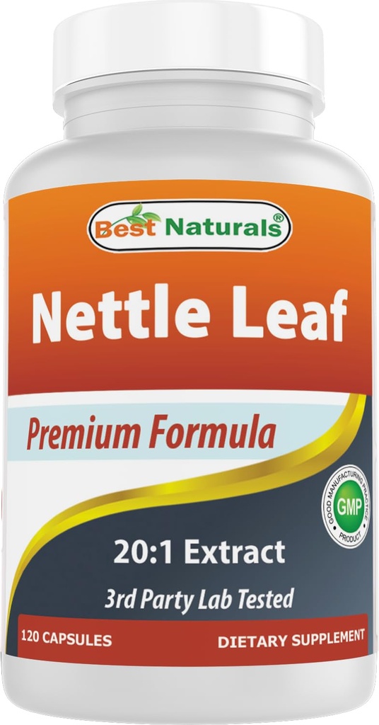 Best Naturals Nettle Leaf 20:1 Extract (250 mg) - 120 Capsules