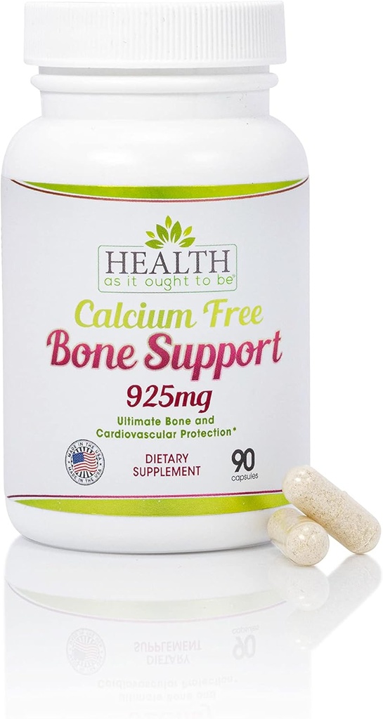 Salud Como Ought To Be Calcium Free Bone Support Suplemento  Ultimate Bone and Cardiovascular Protection ← 90 Capsules