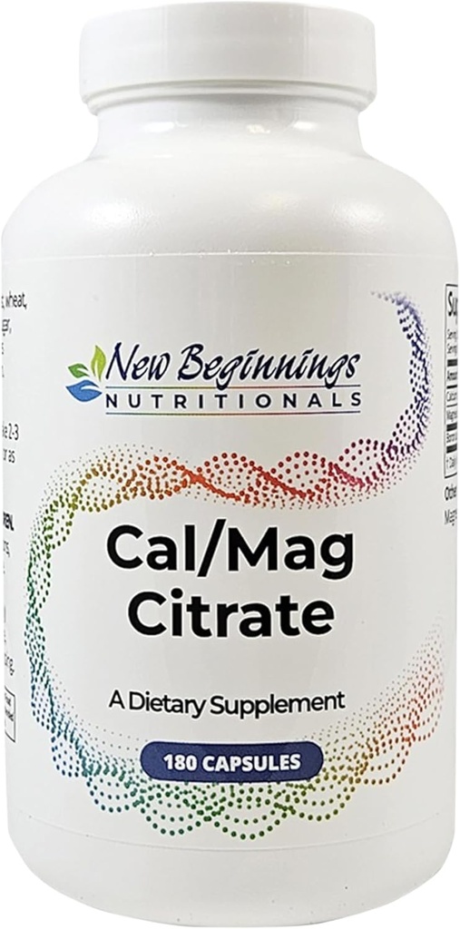 Calcio &amp; Citrato de magnesio 180 caps