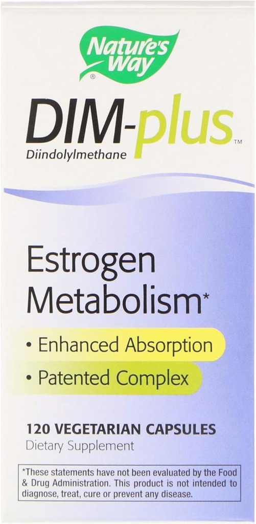 Camino de la Naturaleza DIM-plus - Estrógeno Metabolismo Fórmula - 120 cápsulas