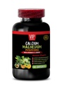 Suplemento de magnesio de calcio - Fosforo de magnesio de calcio con vitamina D-3 " Borón - Magnesio de huesos saludables, calcio para mujeres, magnesio para hombres, suplementos de fuerza ósea, 1 botella 60 cápsulas