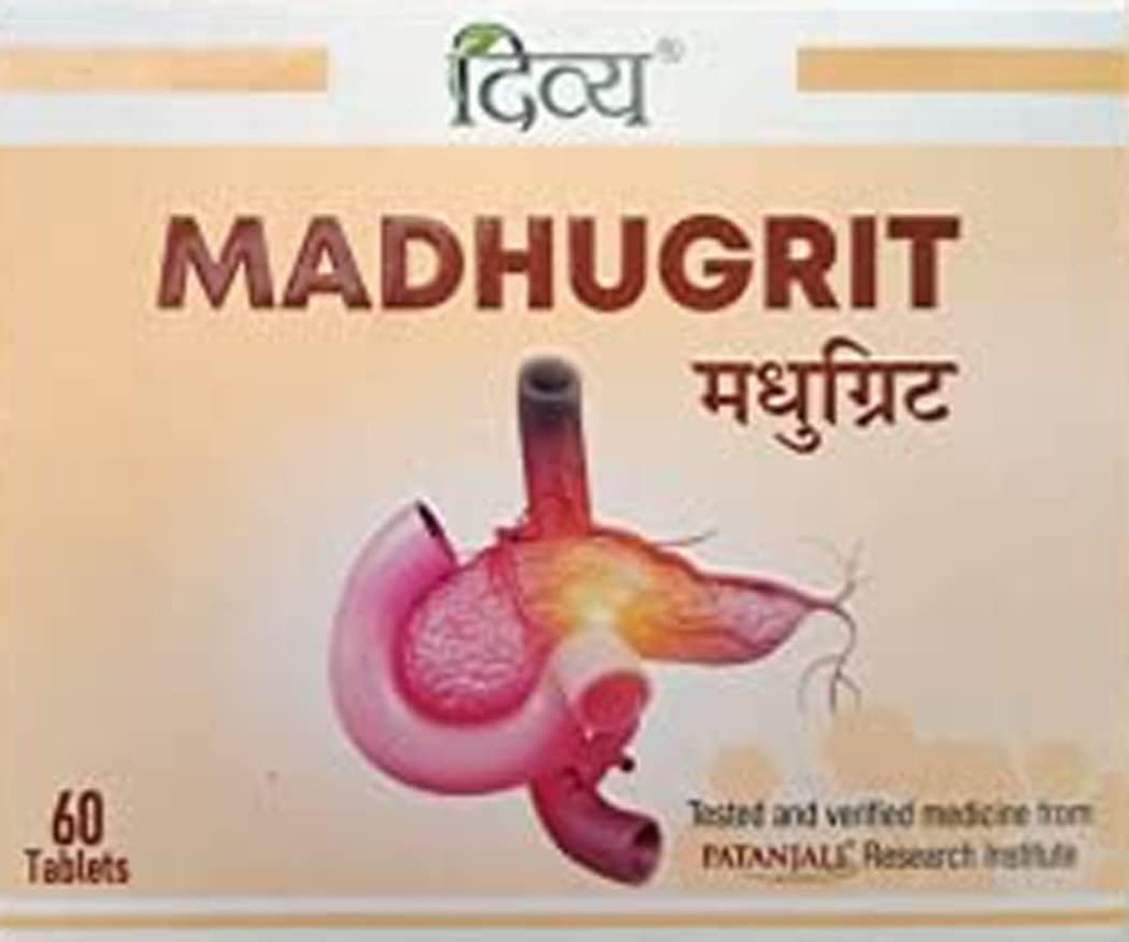 Patanjali Divya Madhugrit 60 Tabletas - Pack of 1