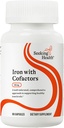 Buscando Hierro óptimo con Cofactores, como Ferrochel Ferrous Bisglycinate, Vitamina A y C Cofactores, Enzimas digestivas para la absorción óptima del hierro, Vegan y Vegetariano (90 cápsulas)*
