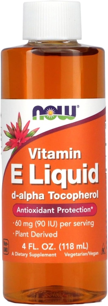 AHORA Vitamina E 90 UI Líquido, 4 onzas
