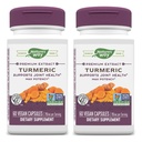 Extracto Premium de Max Potency - Suplemento Turmérico para Soporte Conjunto* - con Extracto Turmérico - para Hombres y Mujeres - Gluten Gratis - 60 cápsulas Vegan (Pack of 2)