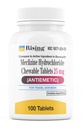 Rising Health Motion Relief and Nausea - Meclizine HCL 25mg - Antiemetic, Motion Relief Chewable Tablets (100)
