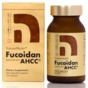 Fucoidan alimentado con AHCC® Brown Seaweed Immunity Supplement with High Purity Organic Mekabu Mozuku Agaricus 1 Botella - 160 cápsulas vegetales Hecho en Japón