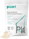 Puori Whey Protein Powder - Bourbon Vanilla - PW1 Pasture Raised, Grass ' Non-GMO - 100% natural y puro para el crecimiento muscular - 21g Protein 1.98lbs - Gluten-Free