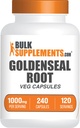 BulkSupplements.com Goldenseal Root Capsules - Suplemento Herbal, Fuente de Golden Seal Root - Vegan & Gluten Gratis, 1 Cápsula por Serving, 240 Cápsulas Veg (Pack of 1)
