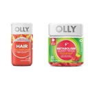 OLLY Ultra Strength Hair Softgels, apoya la salud del cabello, biotina, queratina & Metabolismo anillos de goma, vinagre de manzana, vitamina B12, cromo