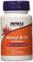 Metil B-12, 1000mcg, 100 LOZ by Now Foods (Pack of 2)