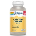 Solaray Calcium Citrate 1000mg - Suplemento de calcio Chelated - Soportes Bone Strength y dientes saludables - Fácil de digerir - Garantía de 60 días, Vegan - 68 Servimientos, 275 VegCaps