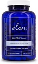 Elon Matrix Man - 60 Day Supply - Vitaminas de crecimiento del cabello para hombres – Saw Palmetto & Biotin Advanced Formula Vitamins – promueve el crecimiento saludable de la barba – (120 cápsulas)