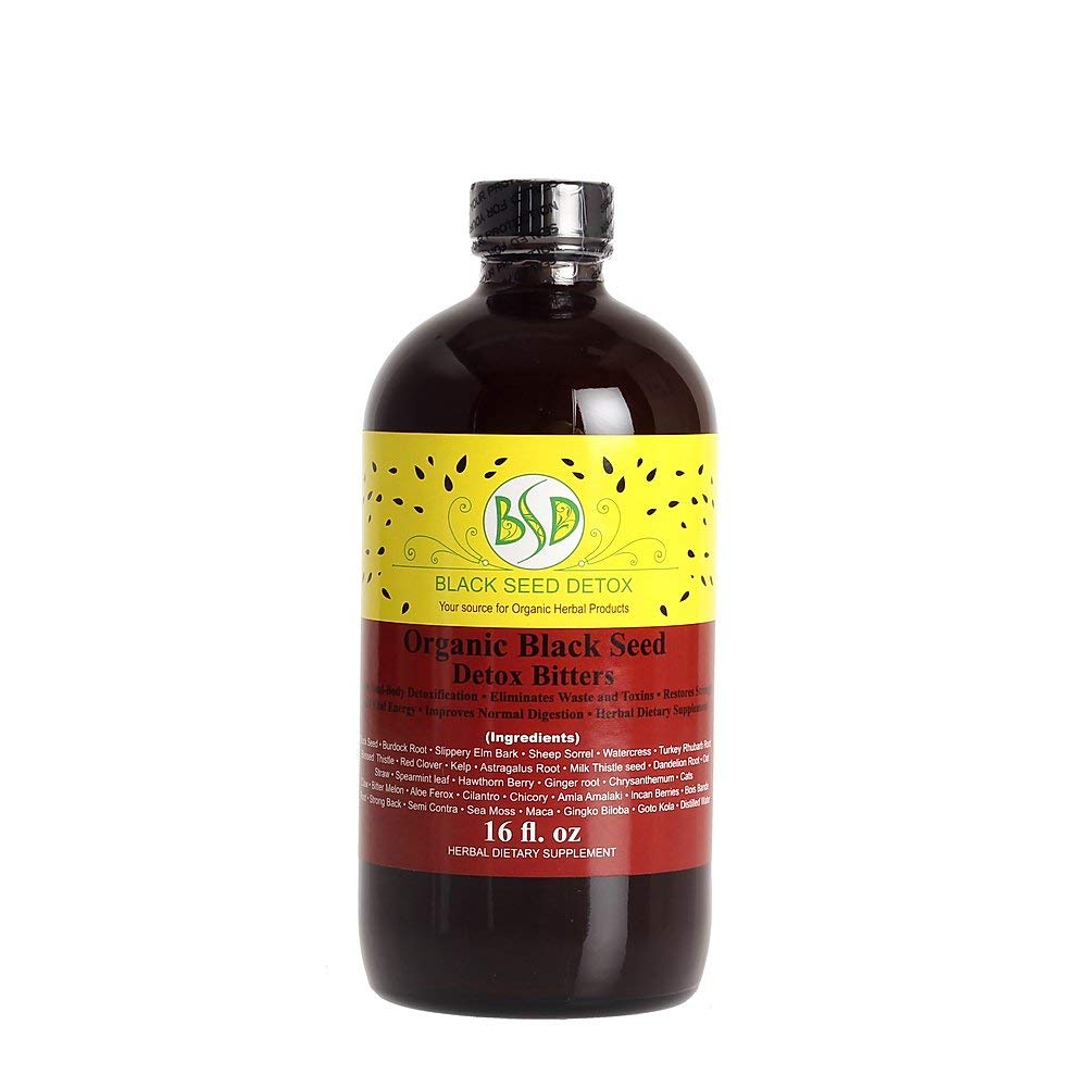 BSD Blackseed " Bitters Detox (30 Herbs/Bitters) (16 oz.)
