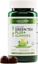 NatureWise Green Tea Gummies - Keto, Sugar Gratis - Supports Fitness Goals for Women & Men - 500mg Green Tea + Raspberry Ketones, Garcinia Cambogia - Vegan, No Gluten - 60 Conde[1-Mes de suministro]