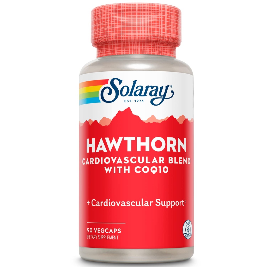 SOLARAY Hawthorn Fórmula Especial, 150mg, 90 Cuenta