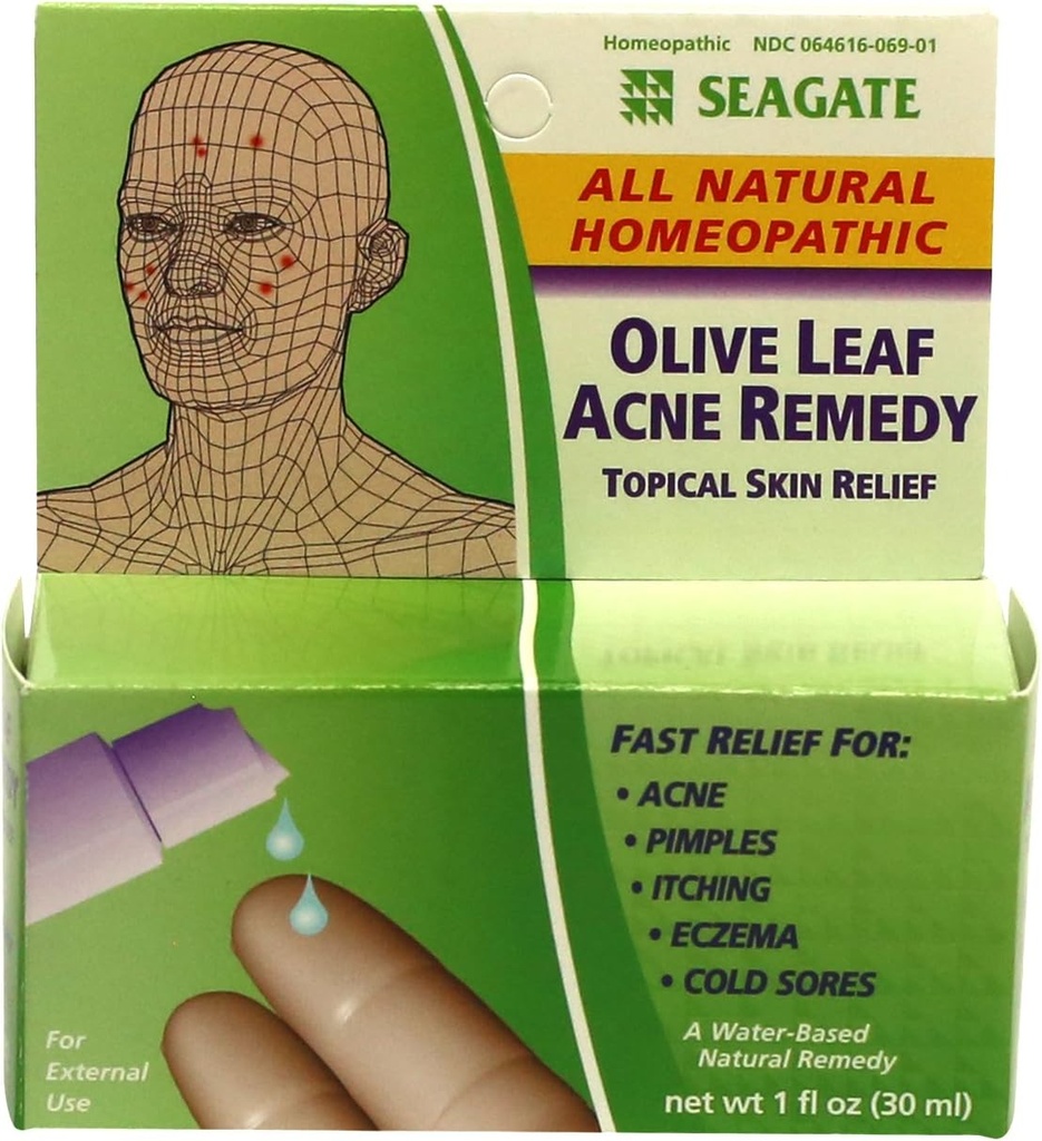 Productos de Seagate Homeopática Hoja de Oliva Natural Remedy (Pack of 2) 1 Ounce