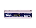Tums Extra Strength 750 Antacid with Calcium Supplement Calcium Rich Assorted Berries Flavored - 24 Pocket Size Rolls of 8 Chewable Tablets each Roll (192 Chewable Tablets Total)