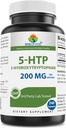 Brieofood 5-HTP 200mg por servicio - 240 cápsulas - 5-Hydroxytryptophan para la relajación saludable - 3rd Laboratorio de Partido probado