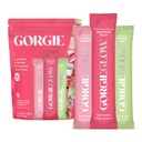 GORGIE Glow Variety Pack 15 Sticks, Electrolyte Powder Healthy Drink Mix, w/Hyaluronic Acid, Aquamin, Vitamina C &amp; D, Probiotics, No Sugar, Antioxidants for Hydration, Skin Care, and Gut Balance