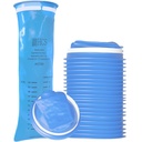 HCS Bulk Emesis Bags Disposable - Premium, Hospital Grade, Adultos &amp; Niños - Bolsas de Vomit Desechables para coche, viajes, uso en casa - Tiro, Barf, Puke - 144, Strong (40 fl oz)