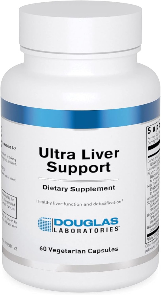 Douglas Laboratories Ultra Liver Support ← Soporta Tract Liver and Gastrointestinal con Nutrientes Lipotrópicos e Ingredientes Herbales