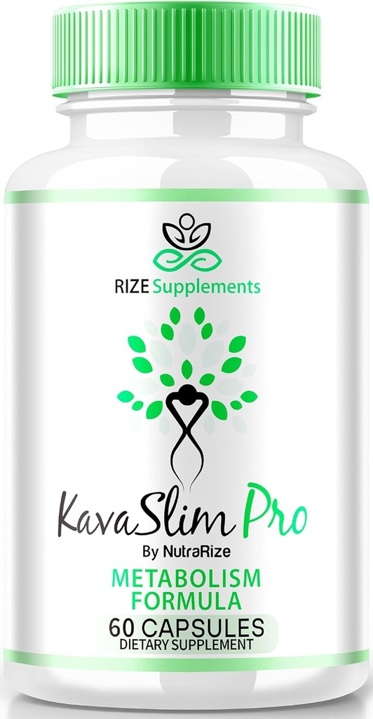 KavaSlim Pro Capsules - KavaSlim Pro for Advanced Weight Loss, All-Natural Pills for Targeting Belly Fat, Kava Slim Pro Maximum Support Pastillas Comentarios (60 Capsules)