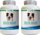 Suplemento de la vejiga de perros - Complejo de salud urinaria natural del perro - Salud y control de la vejiga completa - UTI Solución - cervecería de perros - 2 botellas (180 pestañas)