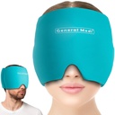 General Medi Headache " Migraine Ice Wrap Cap, Cold Therapy Migraine Relief Hat, Headache Ice Hat Cold Compress, Great for Puffy Eyes, Tension, Sinus &amp; Stress Relief (Blue)