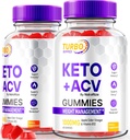 (2 Pack) Turbo Ripped Keto ACV Gummies, TurboRipped Keto Gummies, Apple Cider Vinegar Suplemento, All Natural Keto+ACV, Premium Keto Plus ACV Gummy, Gomitas Reseñas (120 Gummies)