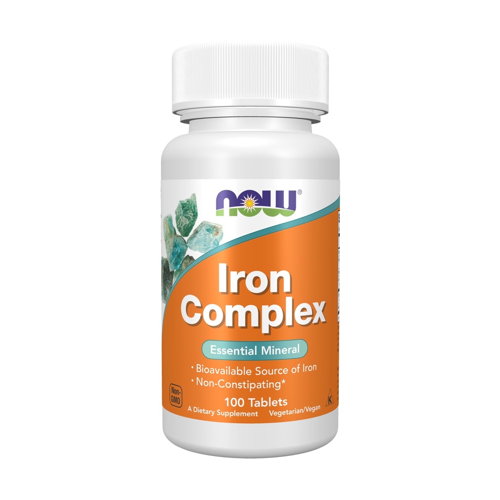 AHORA Suplementos Alimentarios, Complejo de Hierro, Notipantes*, Minerales Esenciales, 100 Tabletas