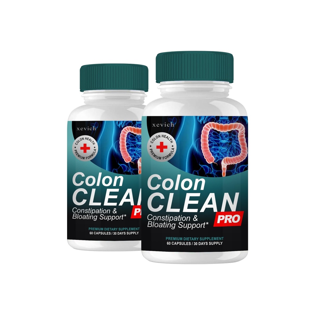Colon Clean Pro - Colon Clean Pro Suplemento dietético Premium (2 Pack, 120 cápsulas)