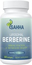 Sahha Liposomal Berberine HCL 1500mg – apoya la activación AMPK & GLP-1, alta biodisponibilidad para hombres y mujeres Suplemento general de salud