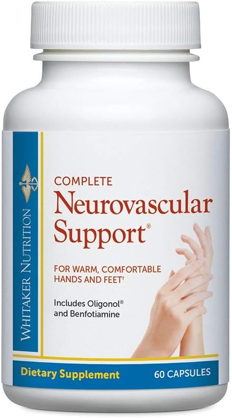Suplemento completo de soporte neuro-vascular del Dr. Whitaker para función nerviosa y microcirculación, 60 cápsulas (30-Day Supply)