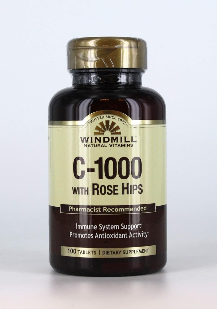 Vitamina C TABS 1000MG R/H WMILL Tamaño: 100